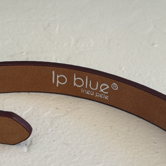 Dark Cherry with Gold Brand New Belt by IPBlue 39-1/2” - Picture 3 of 4